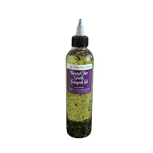 Rapunzel hair growth fenugreek oil hair loss fast hair growth long natural hair care nettle horsetail rosemary oil