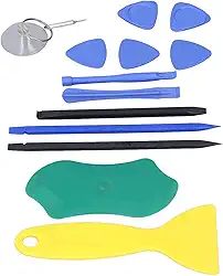 Zerodis Ferramenta de Reparo de Eletrônicos, Kit de Spudger de Plástico Com Design de Cabeça Dupla, Ventosa e Placa de Alavanca para Celular, Tablet, Laptop, Reparo de Câmera de