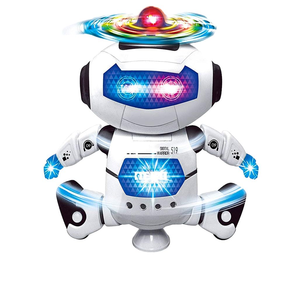 Best Buys Dancing Robot Toy for Kids Boys Girls Toddlers with Music Effect and 3D Light, Interactive Education Value with Fun Moves - Multicolour (B0D5CT3NHV) Amazon Price History, Amazon Price Tracker
