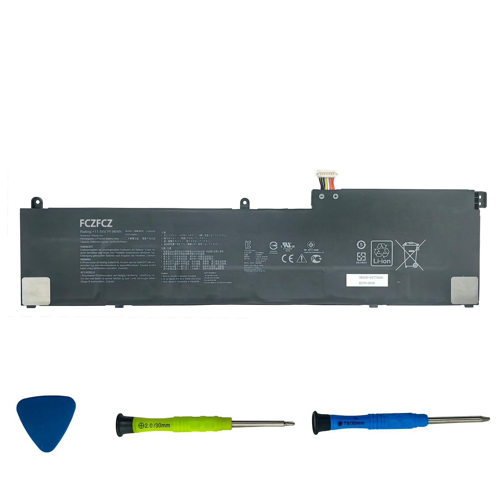 FCZFCZ C32N2002 96Wh 8230mAh Battery Replacement for ASUS ZenBook