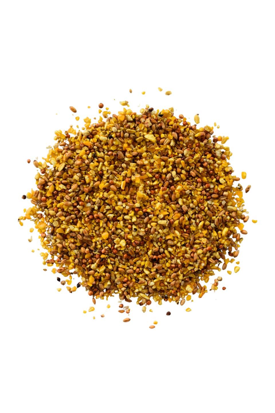 Becchime per Polli e Galline, Mais Franto, Frumento e Sorgo, 25 kg Chicco Gold ideale come alimentazione da mantenimento