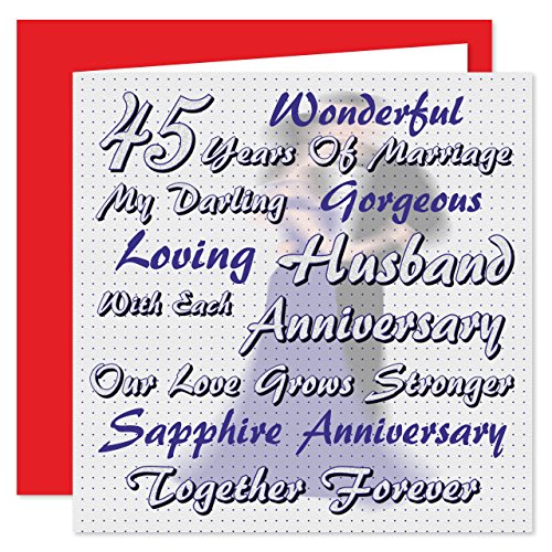My Wife 45Th Wedding Anniversary Card - On Our Sapphire - View #9