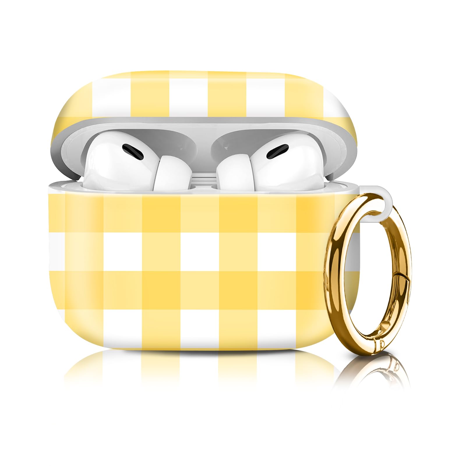 Compatiable with AirPod Pro 2nd/1st Generation Case,Lightweight & Durable Resistant Hard Case with Keychain,Stylish Design AirPod Case Cover for Women