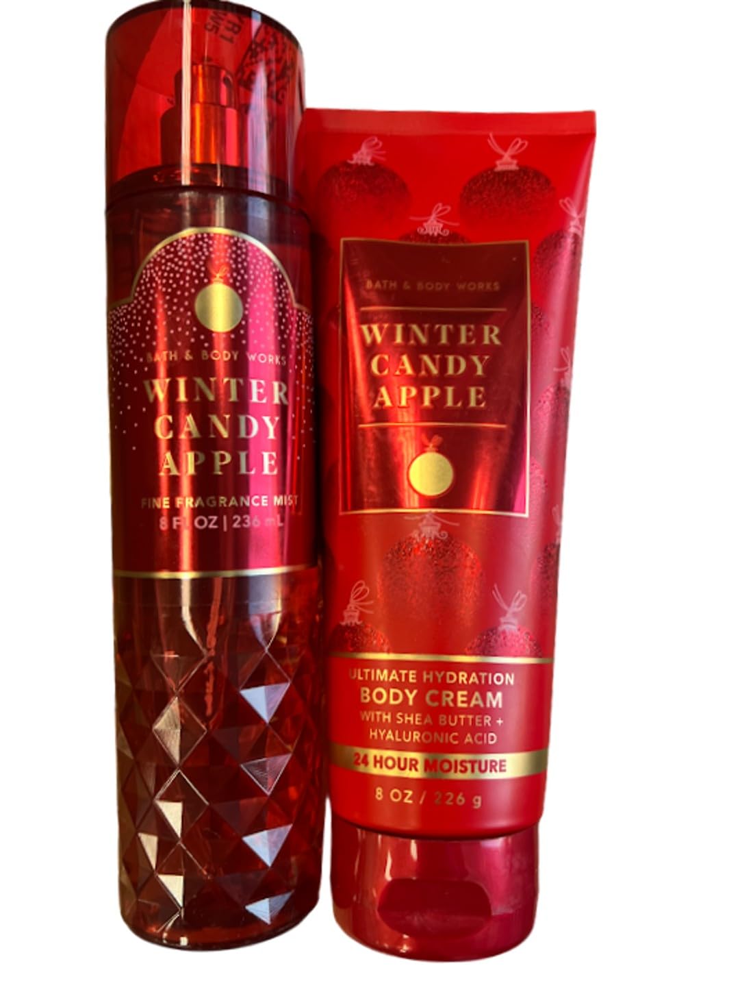 Bath & Body Works Fragrance Gift Sets (Winter Candy Apple Mist – Cream)