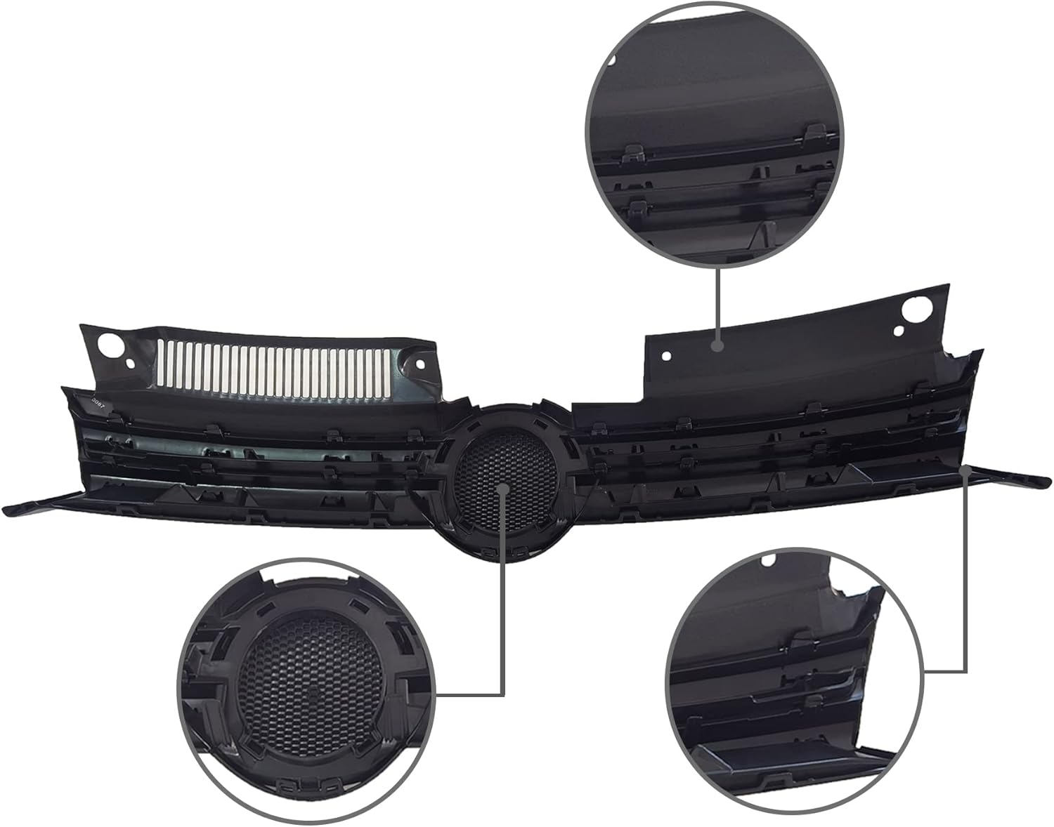 PartsFlow Front Sport Black Grille For 2010 2011 2012 2013 2014 Volkswagen Mk6 Golf GTI Jetta Sportwagen - Image 6