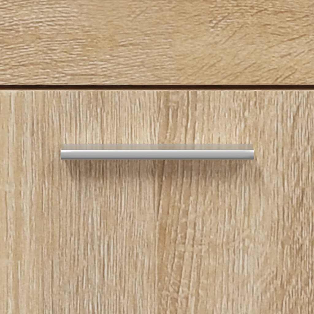 Mobile Da Bagno In Legno Effetto Rovere Sonoma Con Specchio, Design Moderno Da Parete, Mobile Bagno Con Spazio Contenitore, Mobiletto Bagno Con Specchio E Lavabo, 100x38.5x46 Cm