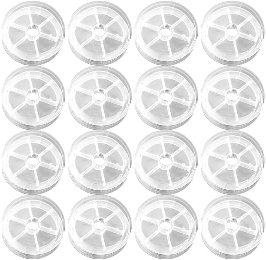 Amazon.com: SHINEOFI Plastic Empty Spools, 20pcs Clear Small Ribbon ...