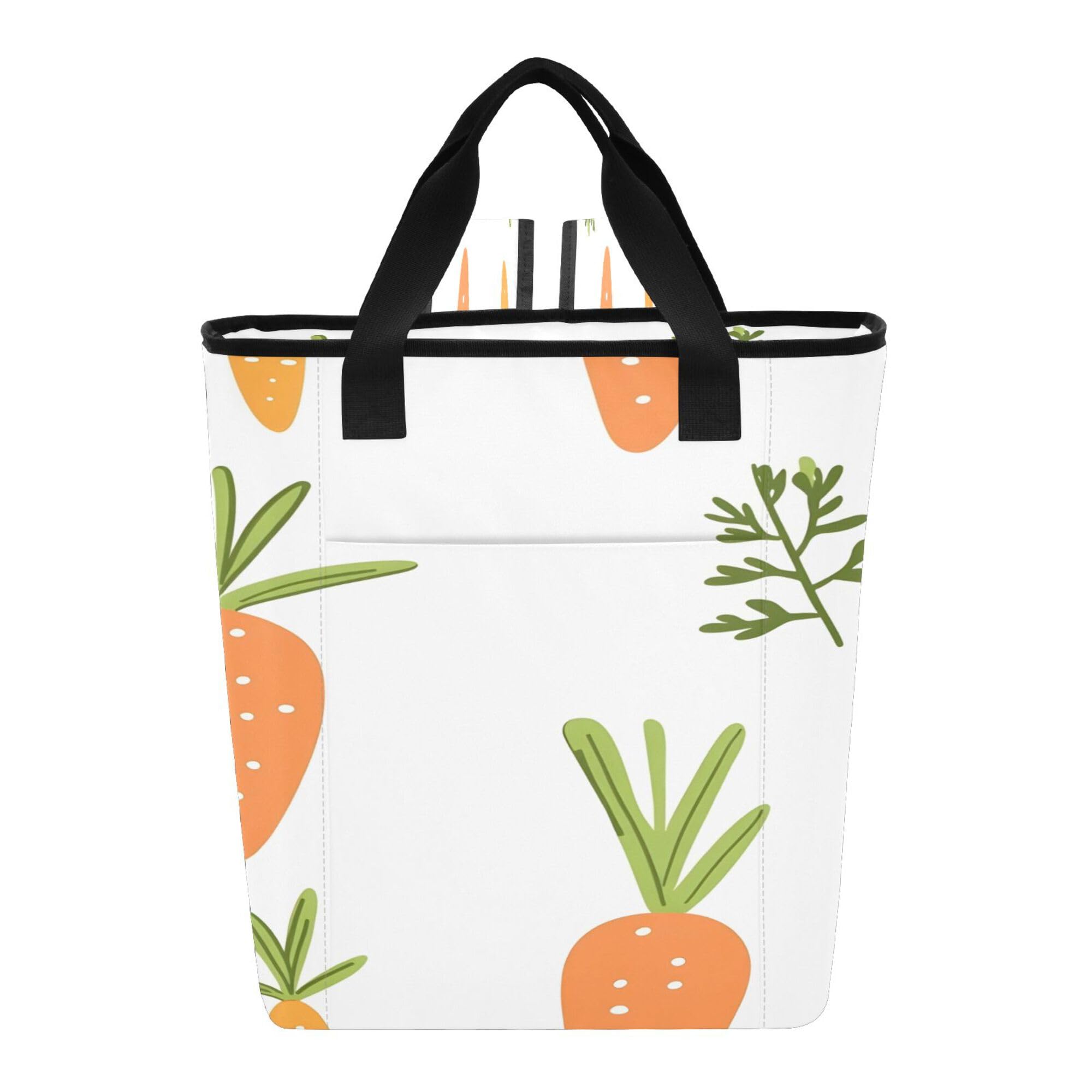 PYBUG Carrot Reusable Insulated Backpack 36 Cans,Large Leakproof Portable Cooler Tote Organizer for Office Picnic Hiking Beach BBQ