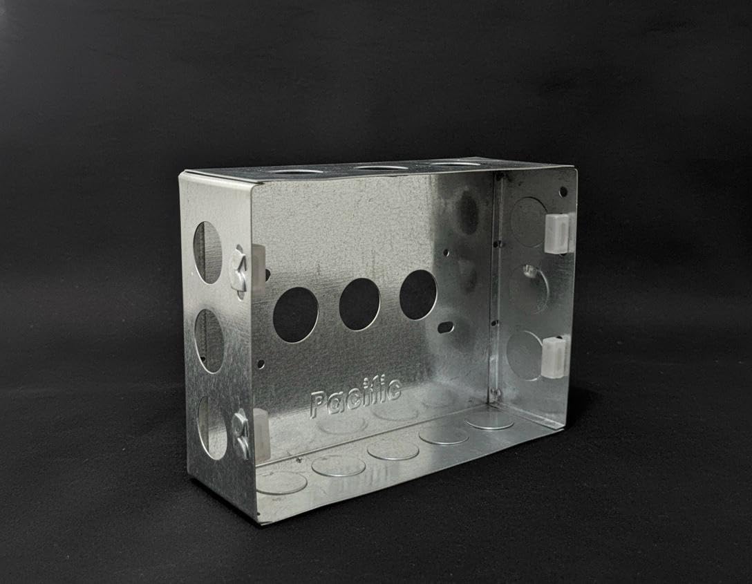 Pacific Concealed 12 Model GI Sheet Metal Modular Box | Rustproof Galvanized Iron Heavy Duty Flush Mount Electrical Junction Box-image-18