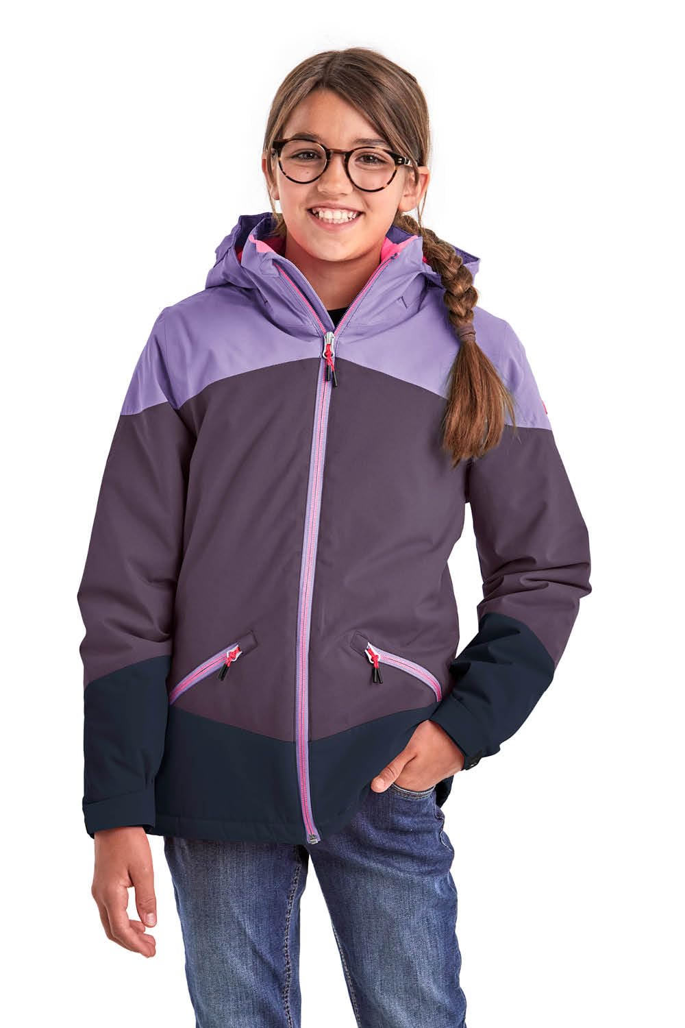 Killtec Mädchen Kow 195 Grls Jckt Outdoorjacke/Funktionsjacke mit Kapuze