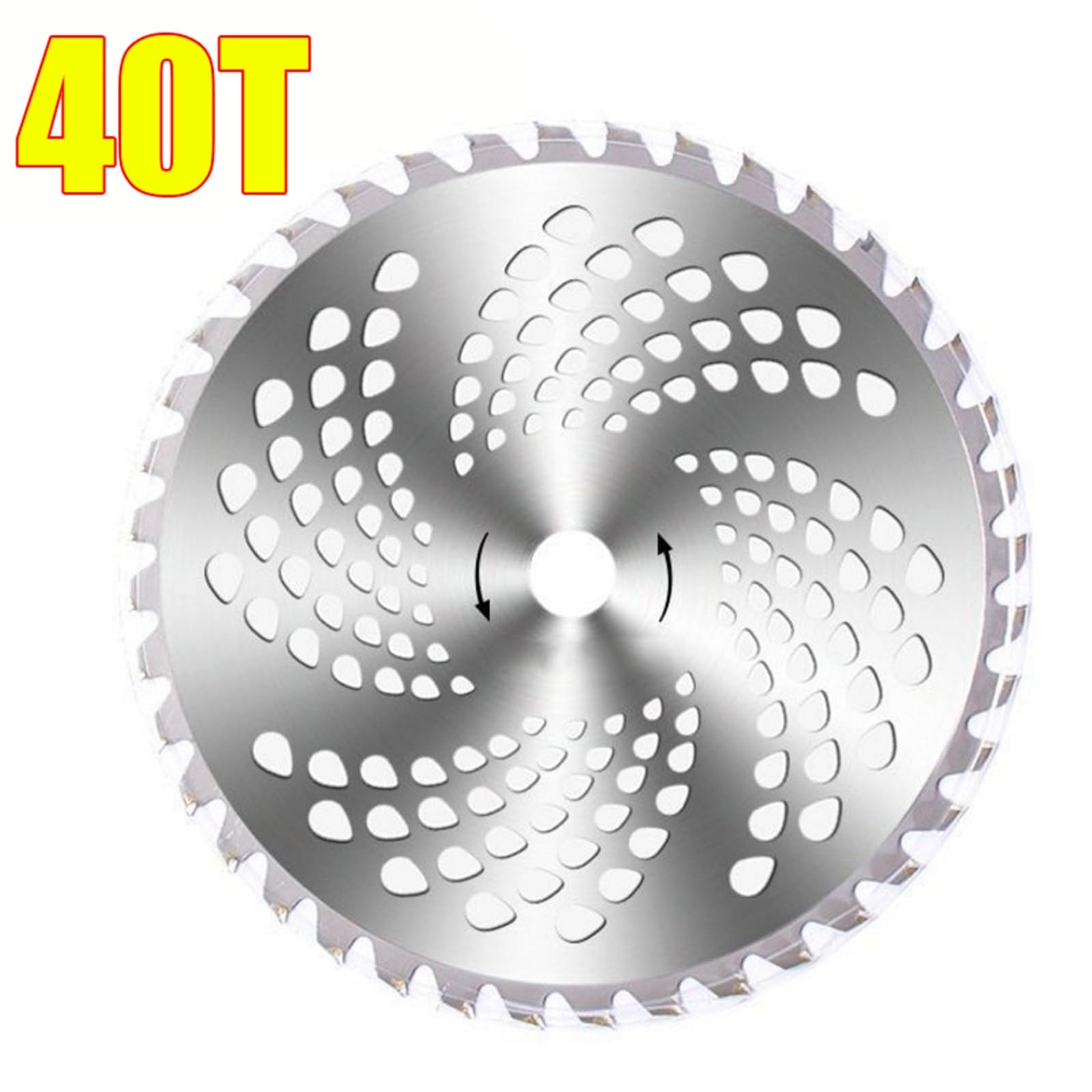 1-6 Uds 40/60/80T Hoja De Cortacésped Hojas De Carburo Cabezal De Corte Hoja De Sierra Disco De Corte For Piezas De Cortacésped De Jardín | 40T,3Pcs