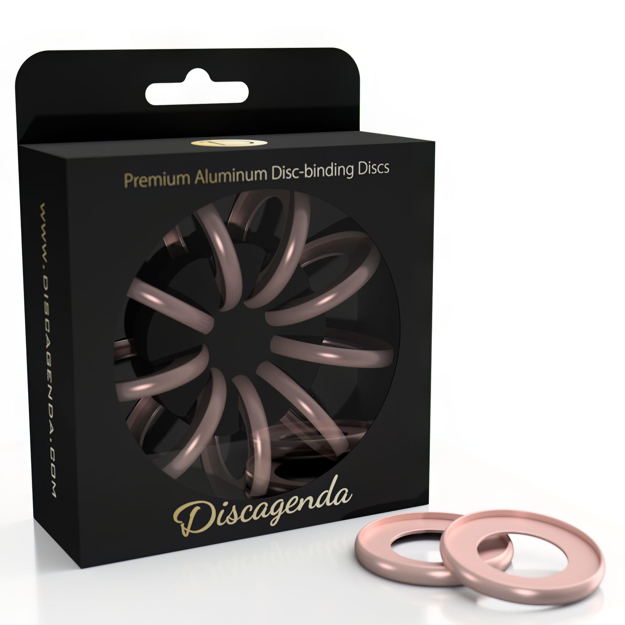 Discagenda Discbound Discs (Rose Gold, 9 Piece 1.65in)