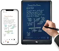 Conjunto de caderno e quadro de escrita digital inteligente Ophayapen, sincronização em tempo real para digitalização, conversão em texto, armazenamento e compartilhamento de notas de papel