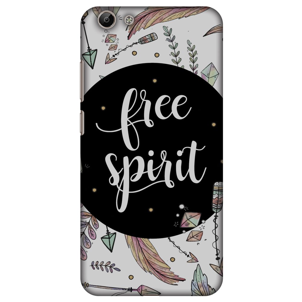 AMZER Slim Fit Handcrafted Designer Printed Hard Shell Case Back Cover Skin for Vivo Y69 - The Free Spirit HD Color, Thin Protective Case