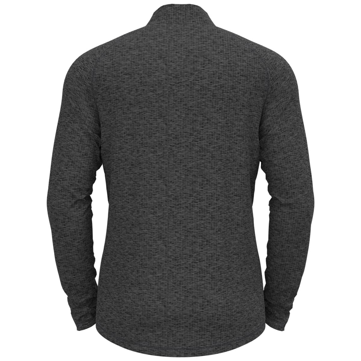 ODLO Męska kurtka polarowa FLI Full Zip Midlayer, Ciemnoszary melanż, S