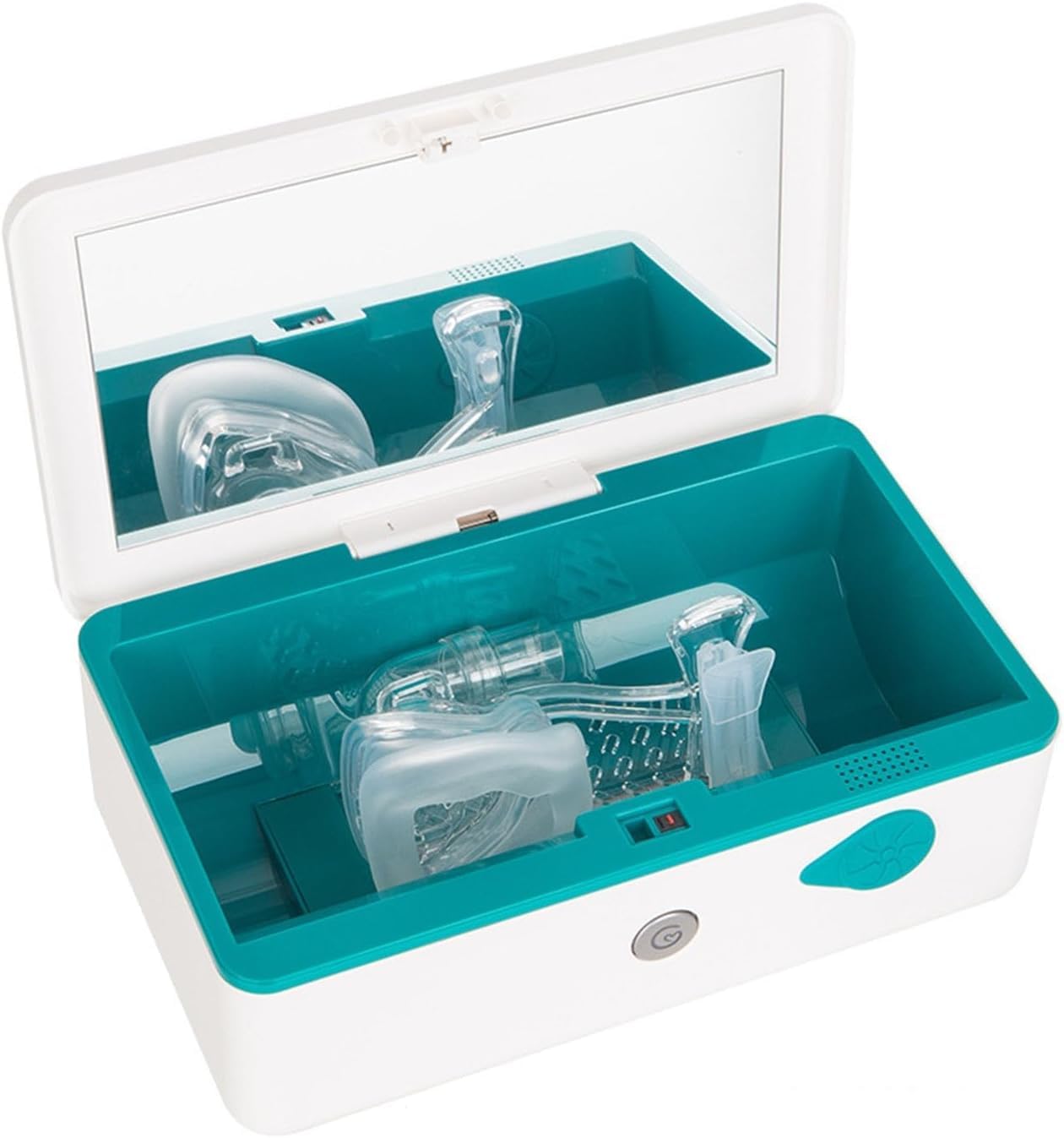 Reiniger und Desinfektionsmittel, UV/Ozon-Dual-Modus-Reinigung, automatisierte Desinfektion für Maschinen, Masken und Schläuche, inklusive 4 Adaptern