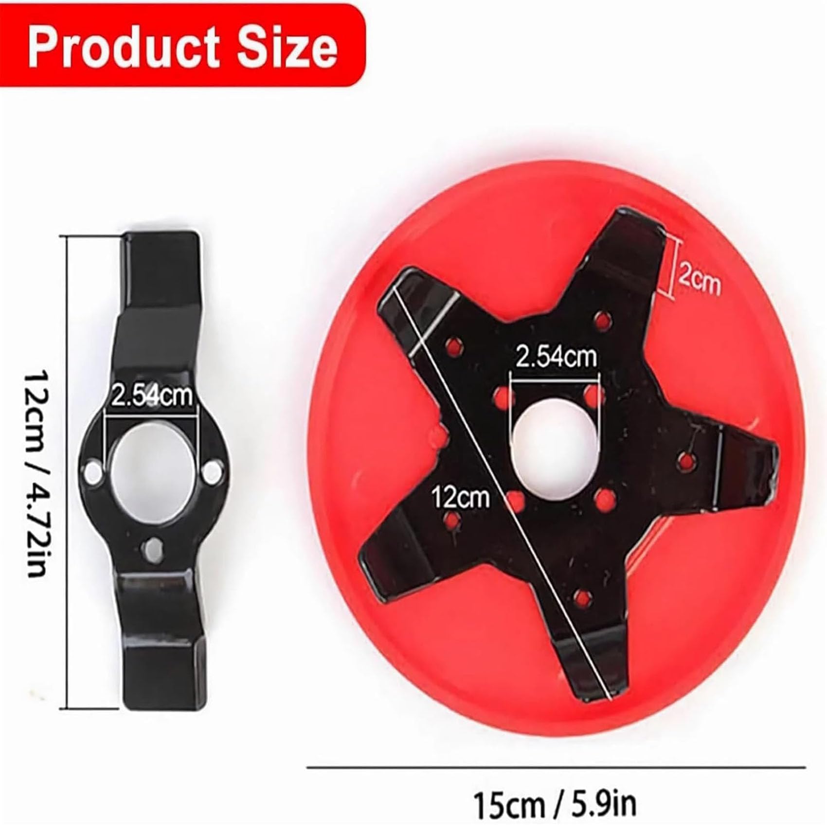 2025 Weeding Discs, Weeder Plate for Weedeater - Multifunctional Dual-Use Replacement Blade for Trimmer, Weed Eater & Lawn Mower (2pcs)