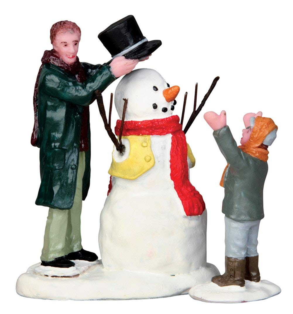 Lemax White - Sharp-Dressed Snowman - Set Of 2