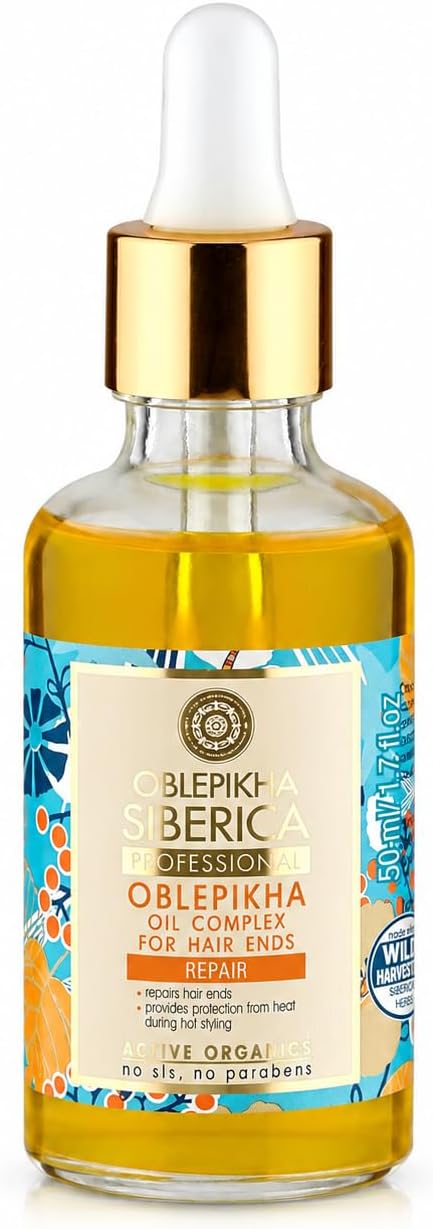 Natura Siberica Active Organic Sea Buckthorn Oil for Hair Tips 50ml