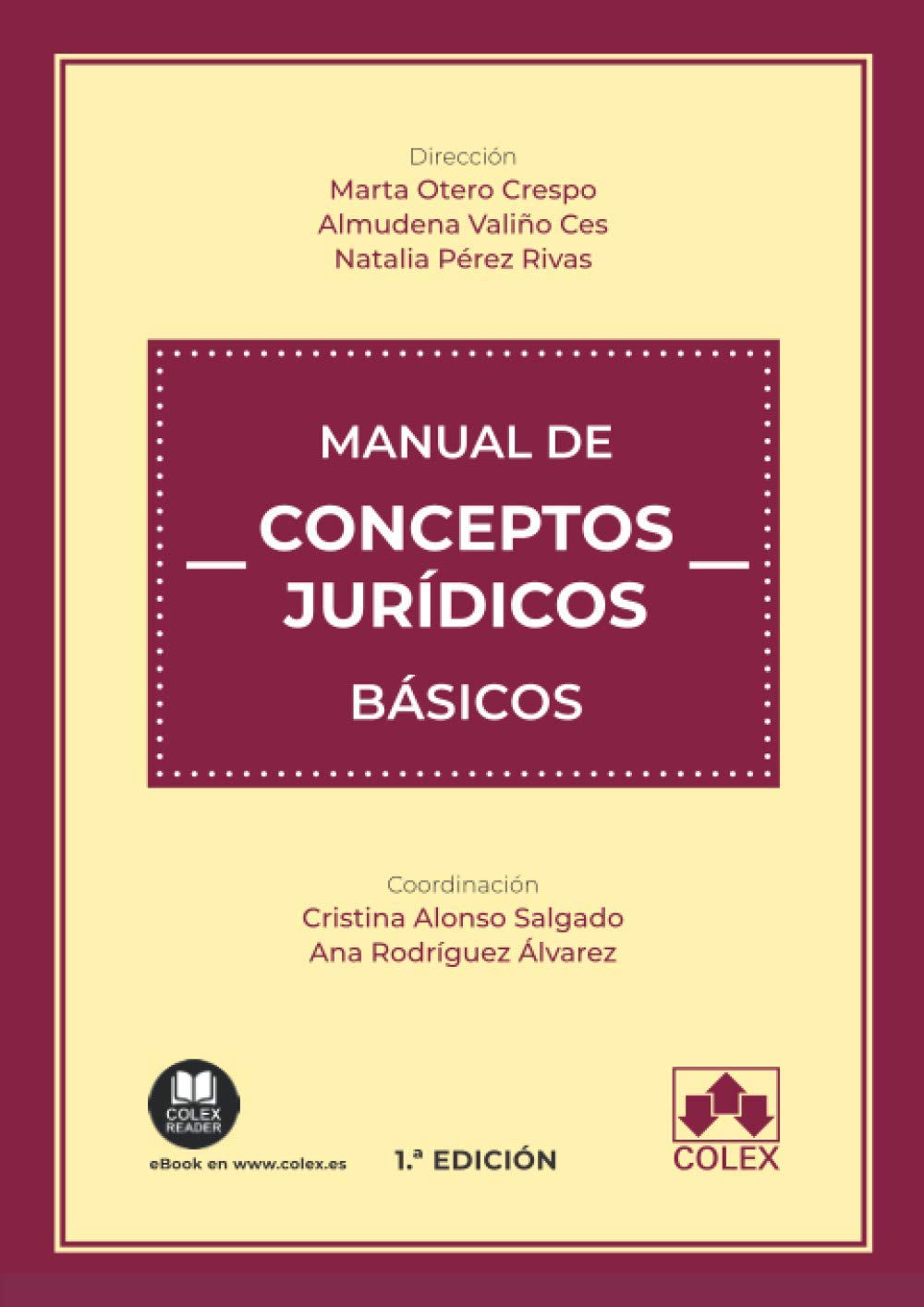 Manual de conceptos jurídicos básicos (Monografía)