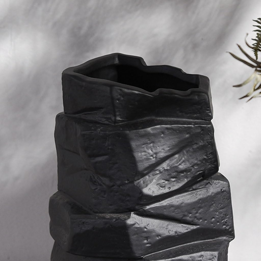 Vaso in Ceramica con Fiori secchi, Ornamenti for la casa, Semplice Fiore Nordico in Porcellana(B)
