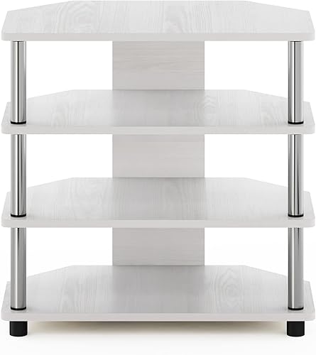 Miniatura 68 de Furinno Turn-N-Tube mesa pequeña para televisores con 4 niveles, de ensamble fácil., Madera, Blackwood Blackwood,Espresso,Americano,Nuez