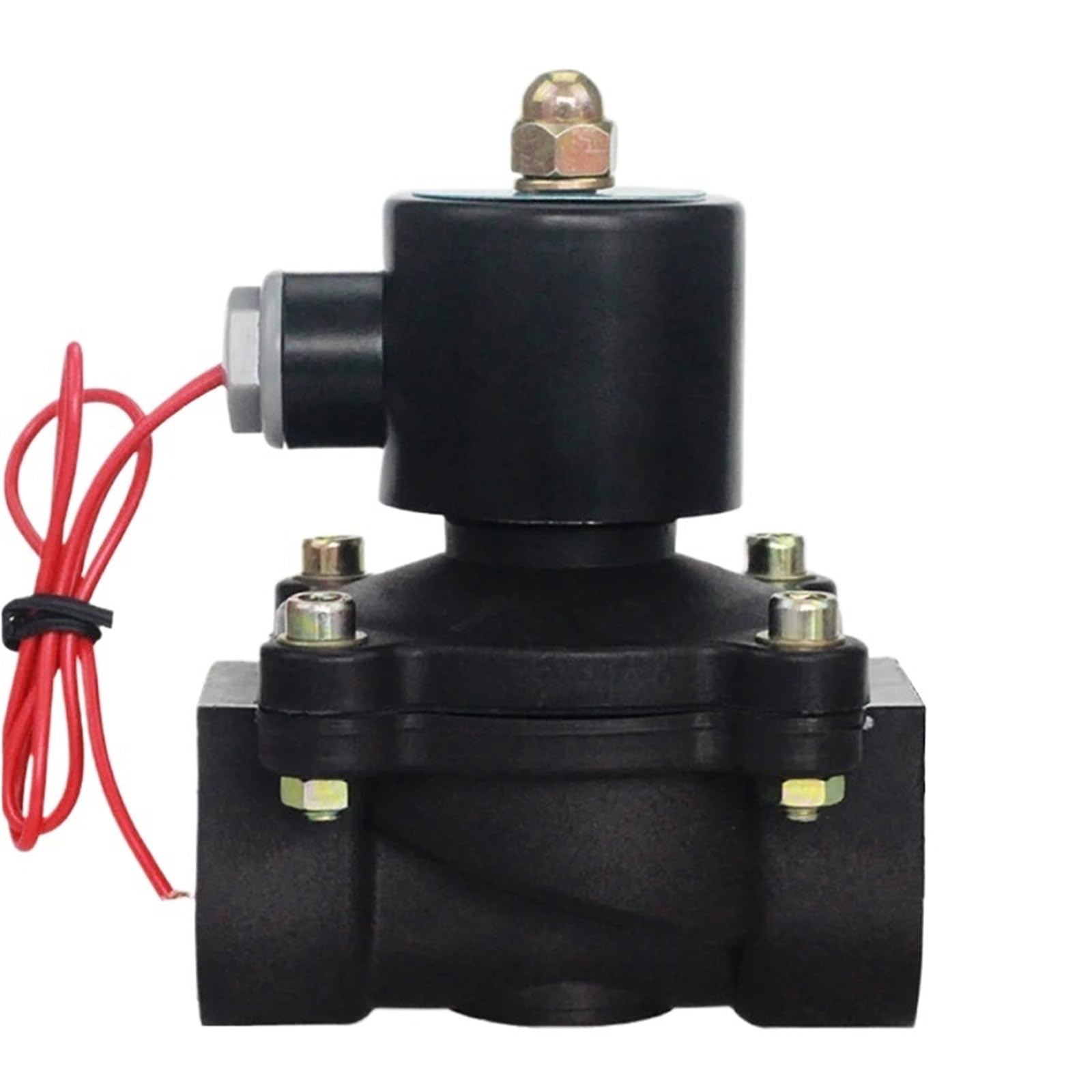 Électrovanne motorisée plastique DN50 normalement fermée AC220V vanne eau air huile