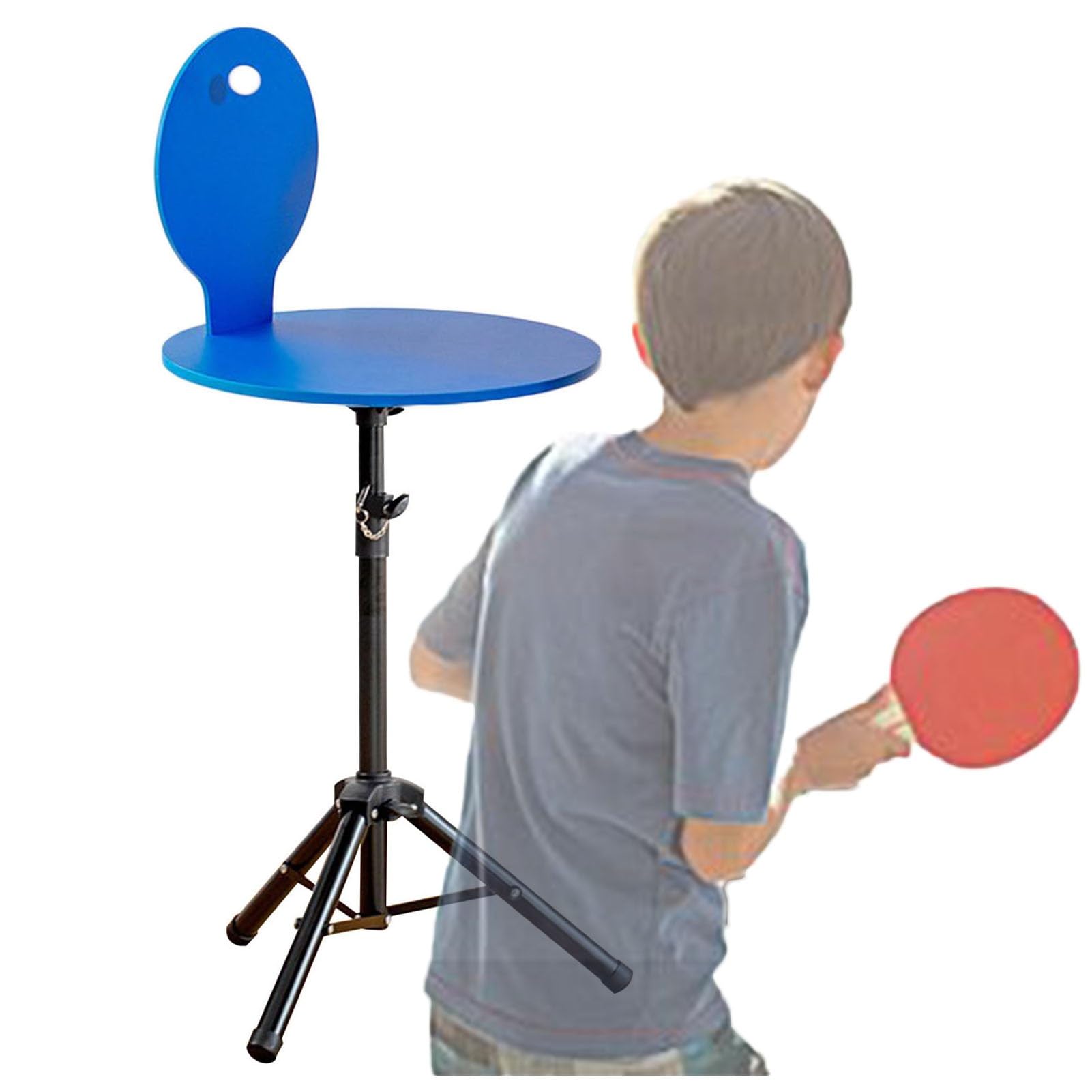 Table Tennis Return Board,Table Tennis Rebound Board,Return Board Training Device,Adjustable Angle,Suitable for Home Gyms and Schools