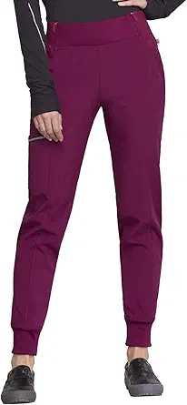 Jogger scrub pants for women with 4-way stretch