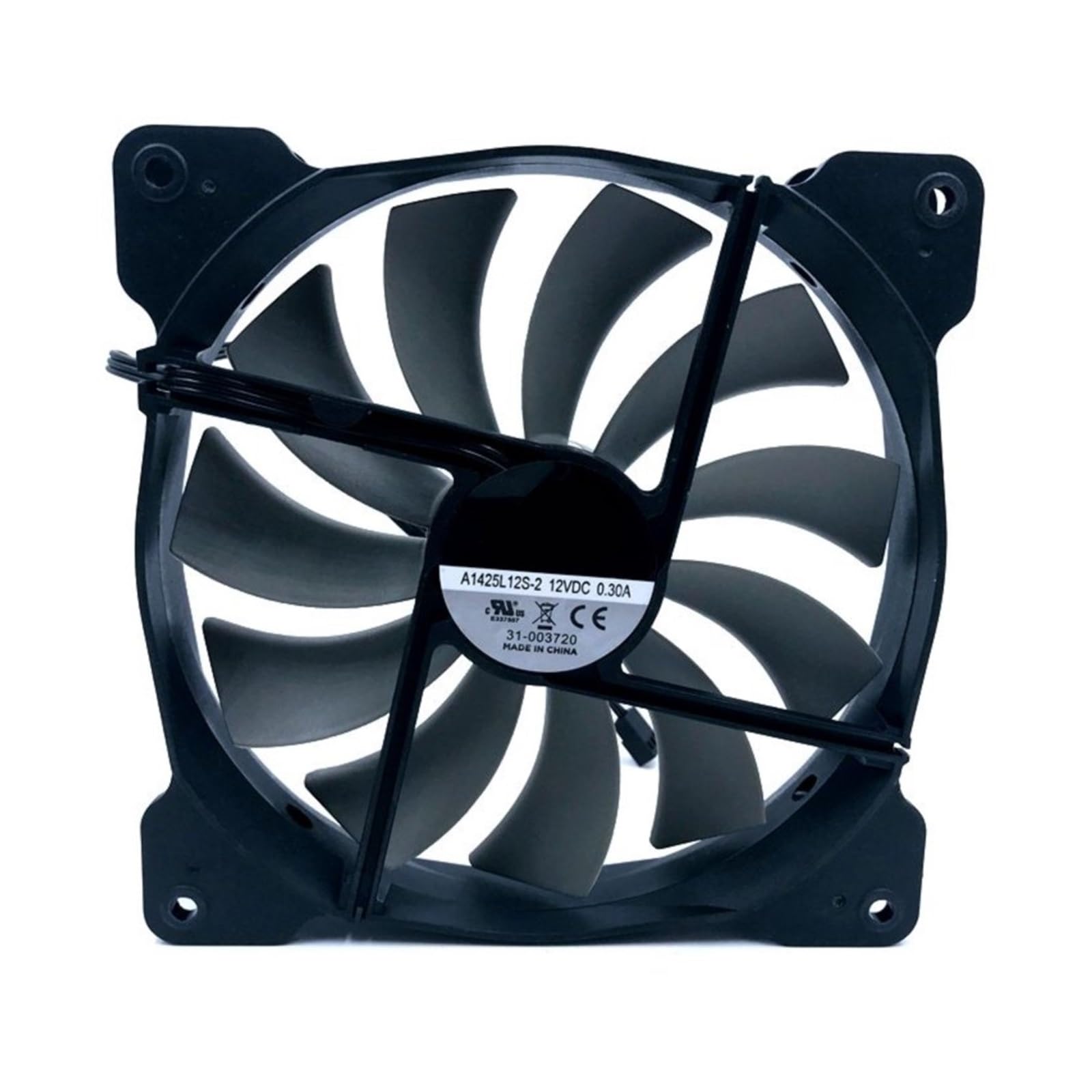 JJKKOZVQF 14cm Dc 12v Fans 140mm Cooling Fan 140 * 140 * 25mm DC12V 0.30A,870RPM