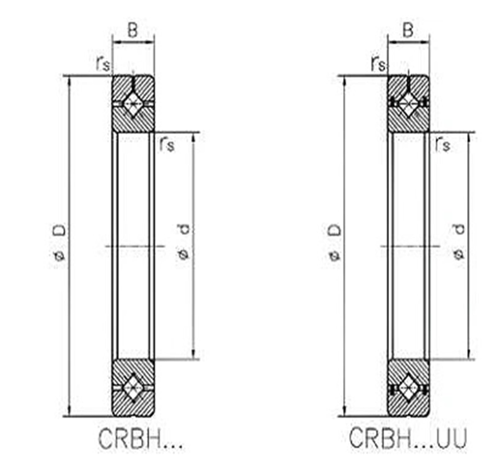 Cuscinetto a rulli Incrociati CRBH10020A