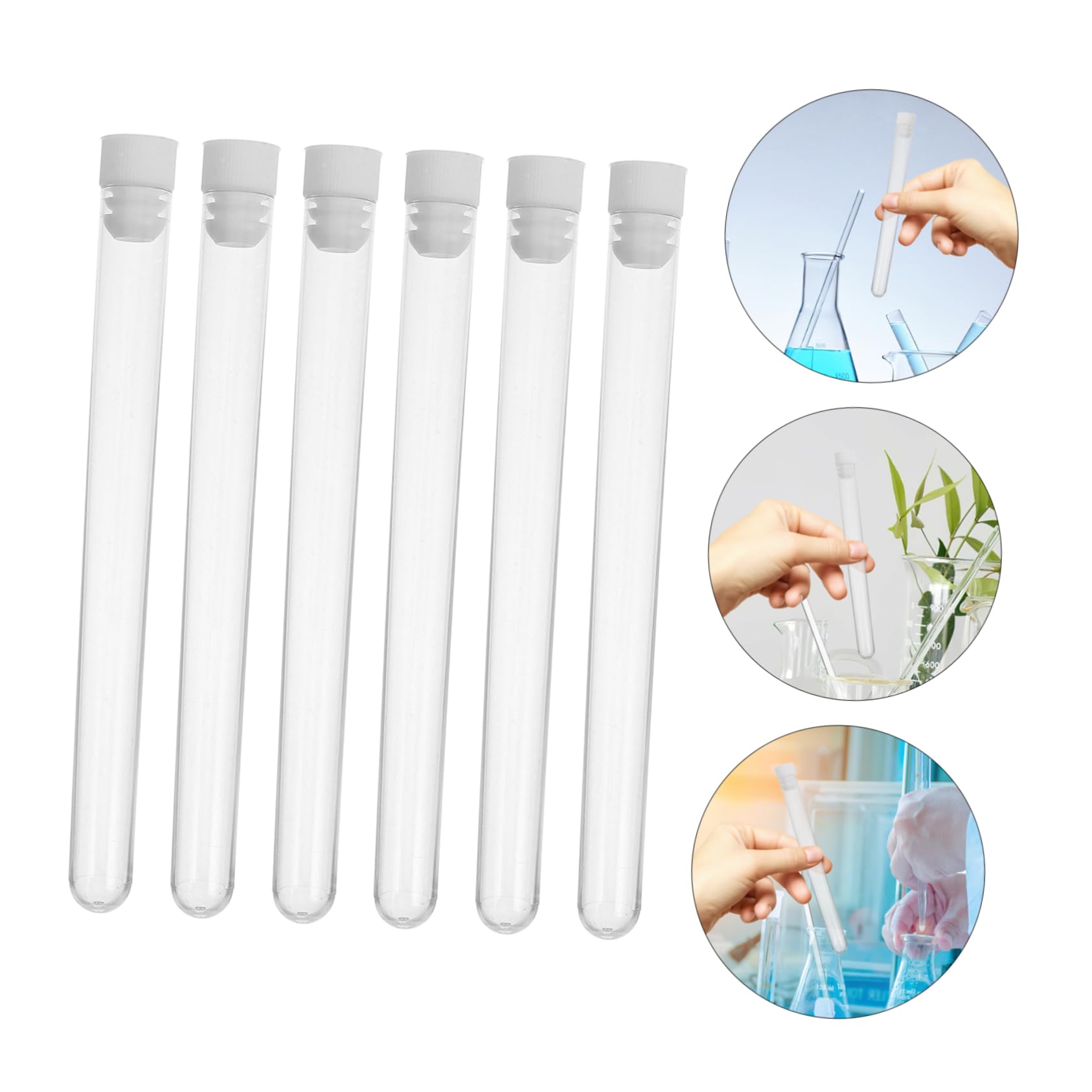 Cabilock Estuche de Plástico Transparente para Agujas de Bordar 100 Piezas Portátil y Ligero para Oficinas y Laboratorios