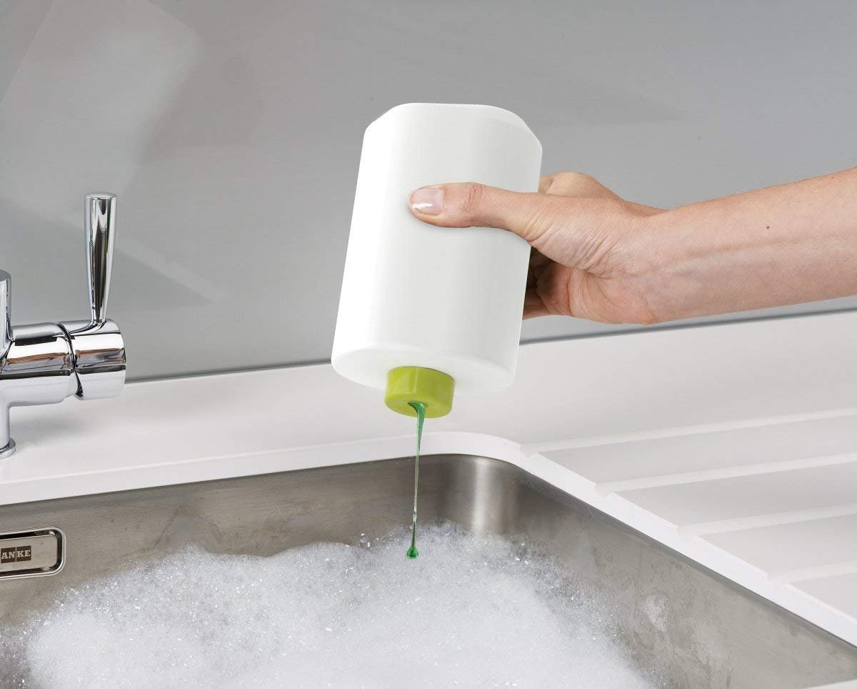 PEARL ACE 3-Piece Sink Tidy Set Plus - Kitchen Sink Organizer with Built in Soap Dispenser, Dishwasher Liquid, Brush, Sponge, etc. 2