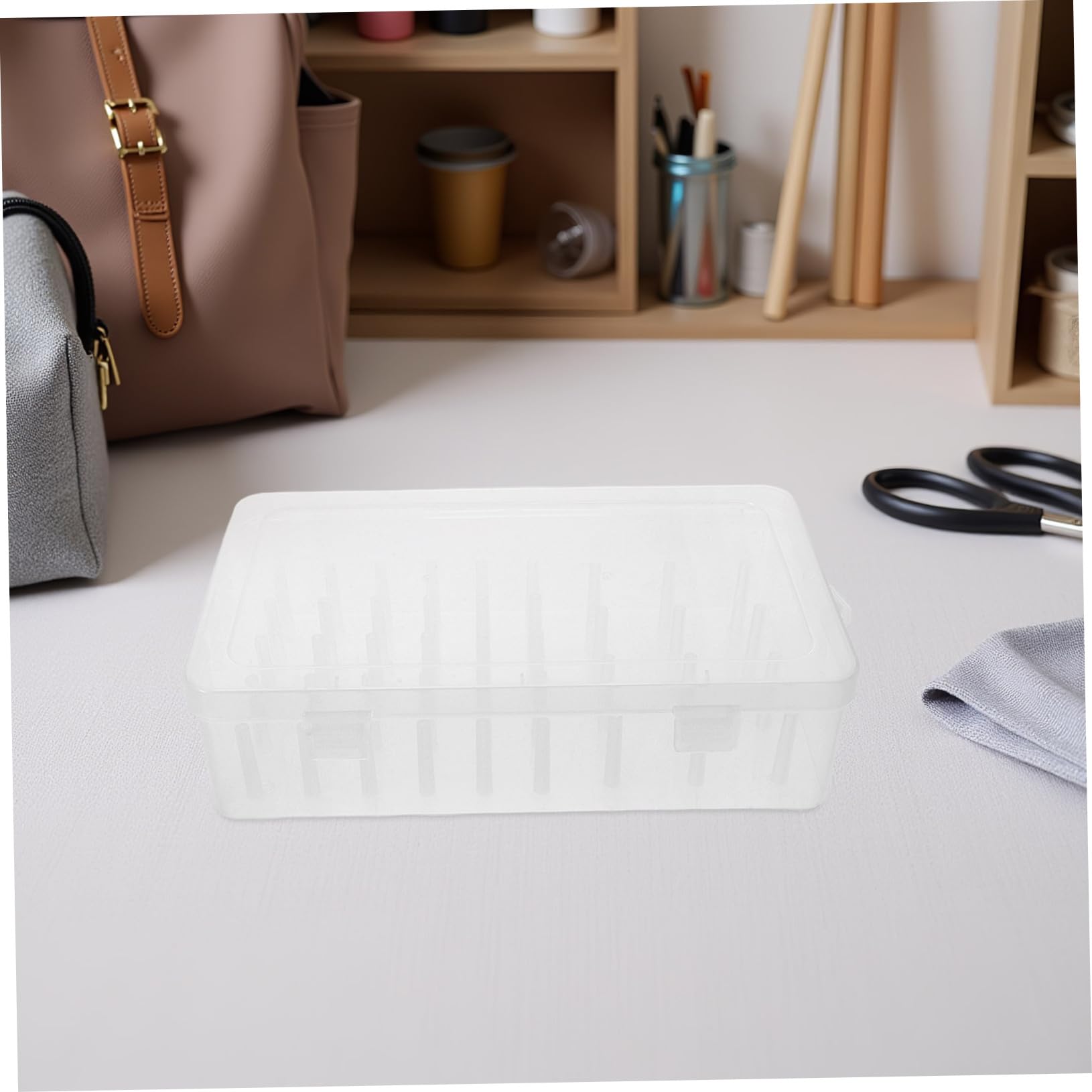 3piezas Caja De Almacenamiento De Hilo De Bordar Organizador De Costura Multifuncional Para Proyectos De Costura y Manualidades Caja Para Guardar Hilos De Coser Casa
