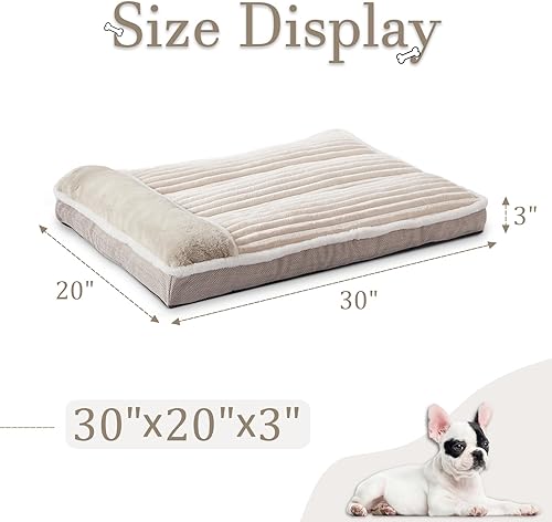 Miniatura 10 de Cama para perros grandes, colchón para perro con almohada para jaula, sofá cama para perro, cama grande para perro, alfombrilla para jaula de perro,