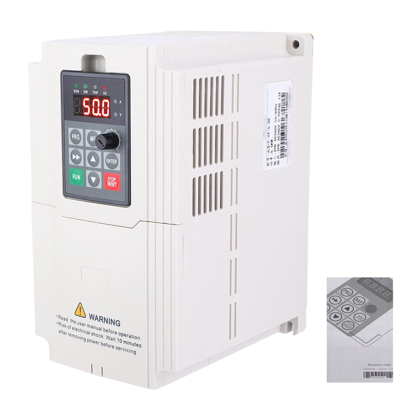 Frequenzumrichter mit 380V, 5,5kW Dreiphasige Motoren Dreiphasiger Eingang 380V Antriebe mit Variabler Geschwindigkeit Wechselrichter VFD Motordrehzahlregler