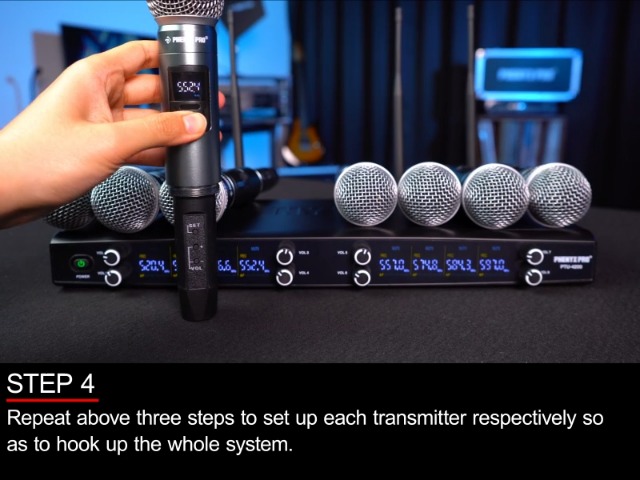 Amazon.com: Phenyx Pro Wireless Microphone System, 8-Channel Metal