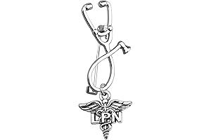 Cute Stethoscope Brooches Delicate Lapel Pins for Nurse Medical Jewelry LPN Gift