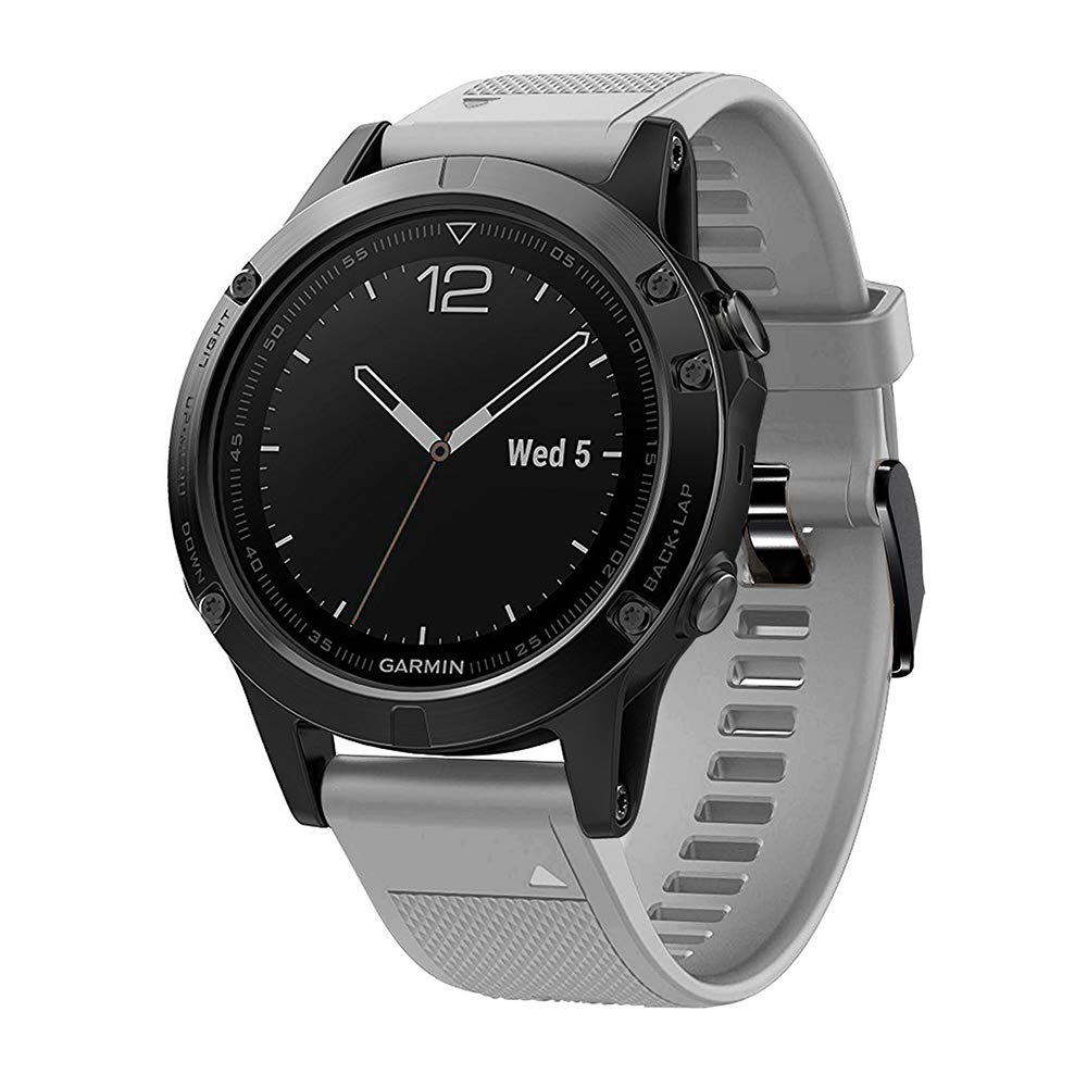 REYDA Silicone Strap Compatible for Garmin Quatix 8 47mm/7 Pro/7/6/5 - Image 2