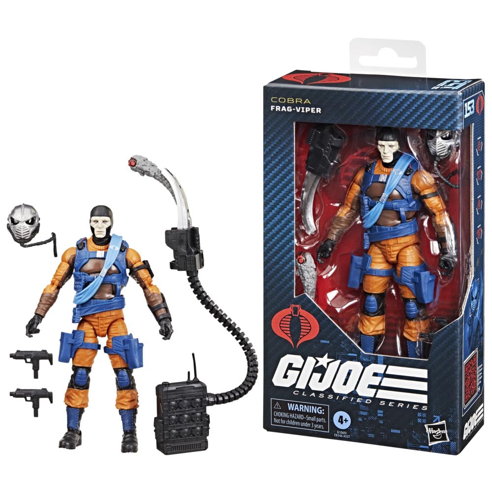 G.I. Joe Classified Series #153, Frag-Viper, Collectible 6 Inch Action Figure with 10 Accessories