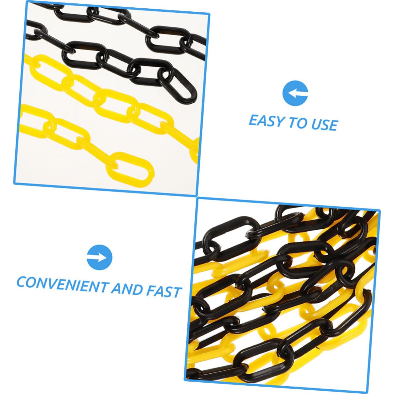 ULTECHNOVO 25m Plastic Chains For Safety Barriers Safety