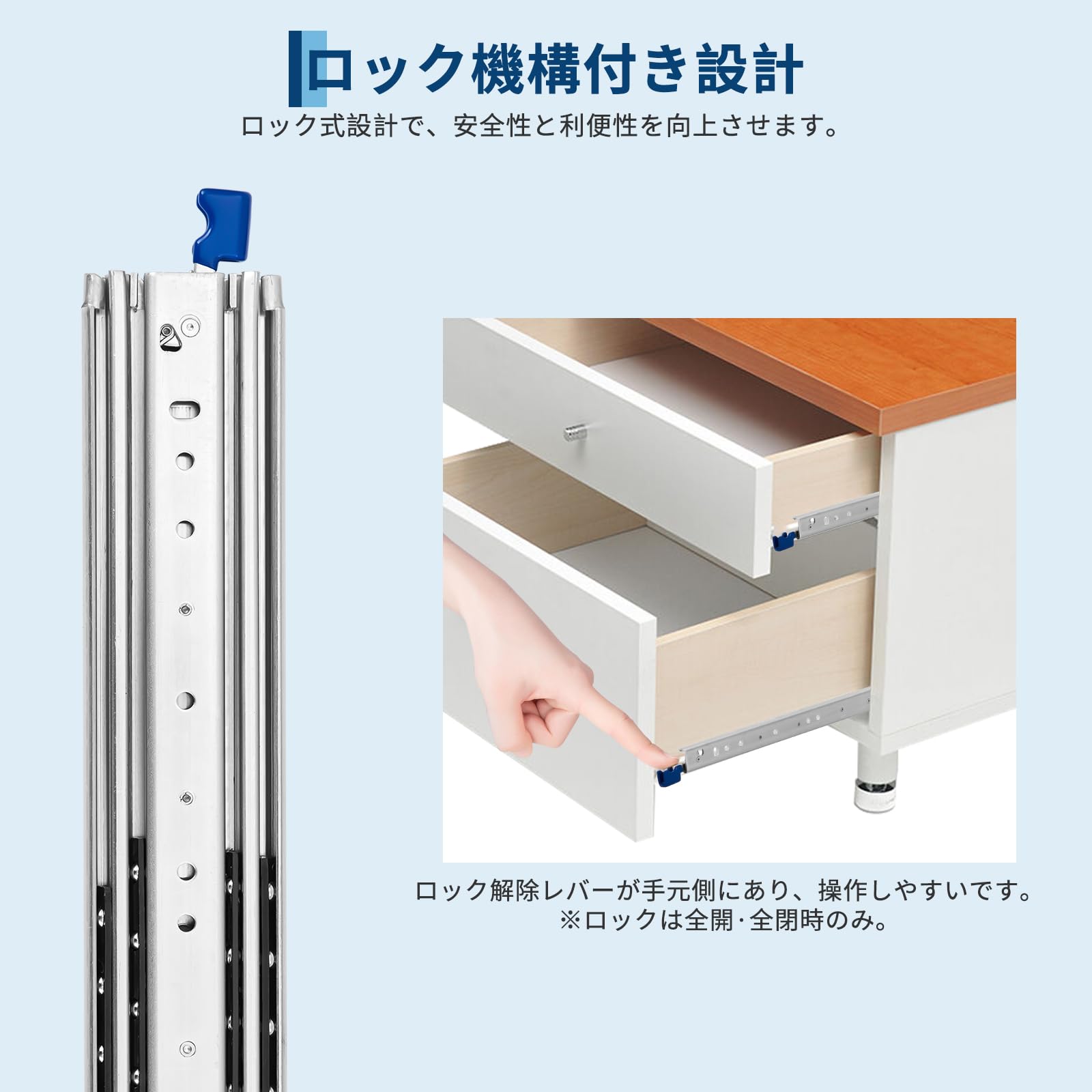 Amazon.co.jp: ユーカー（Euker） スライドレール 1000 mm 幅76 mm