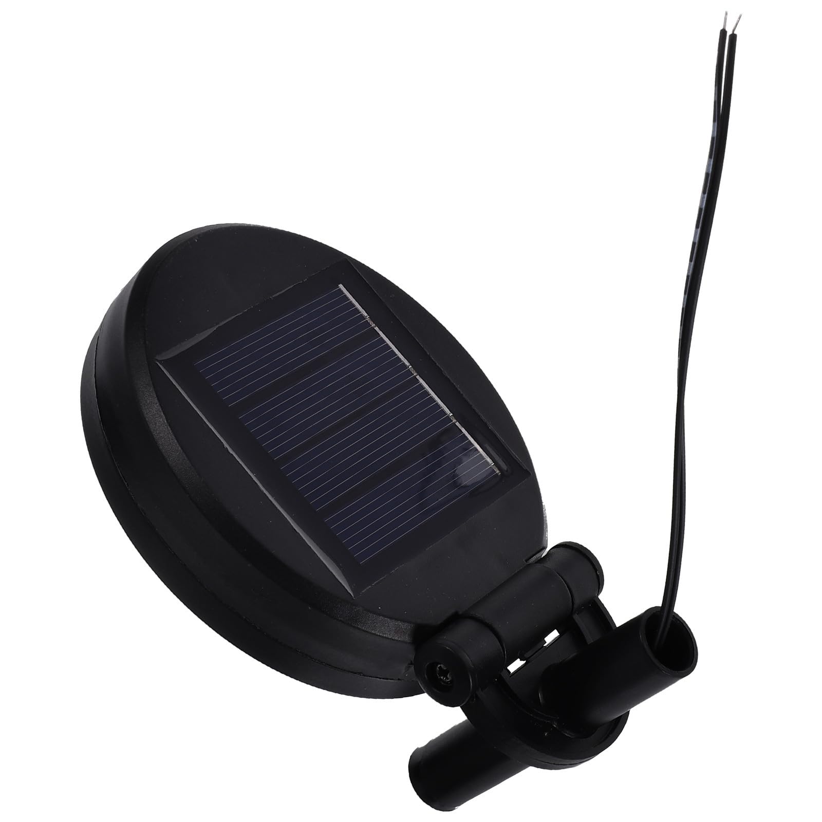 FOMIYES 2pcs Solar Panel Replacement Accessory for Garden Lights and Landscape Lights, Rotatable Design, Easy to Install, Sturdy Abs and Stainless Steel Material, for Outdoor Lighting