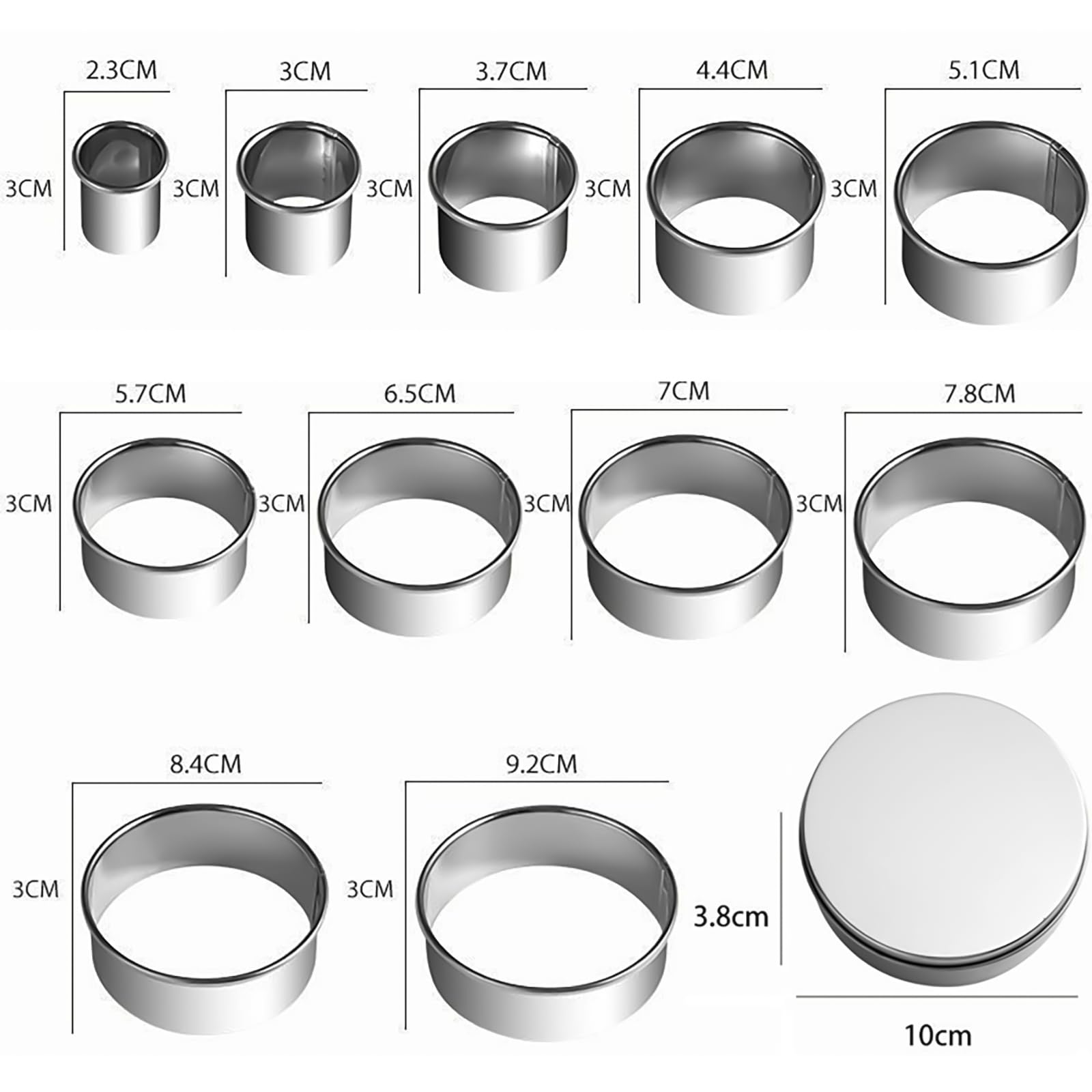 Ensemble De Coupe-biscuits De Noël, 18 Pièces De Moules à Biscuits En