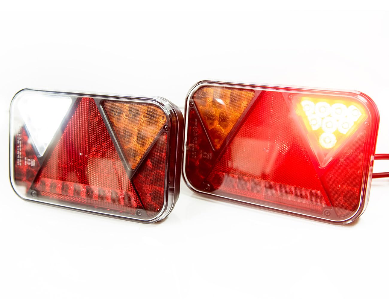 Tylne światło LED 12V prawe + lewe, 6 funkcji, przyczepa, samochód kempingowy