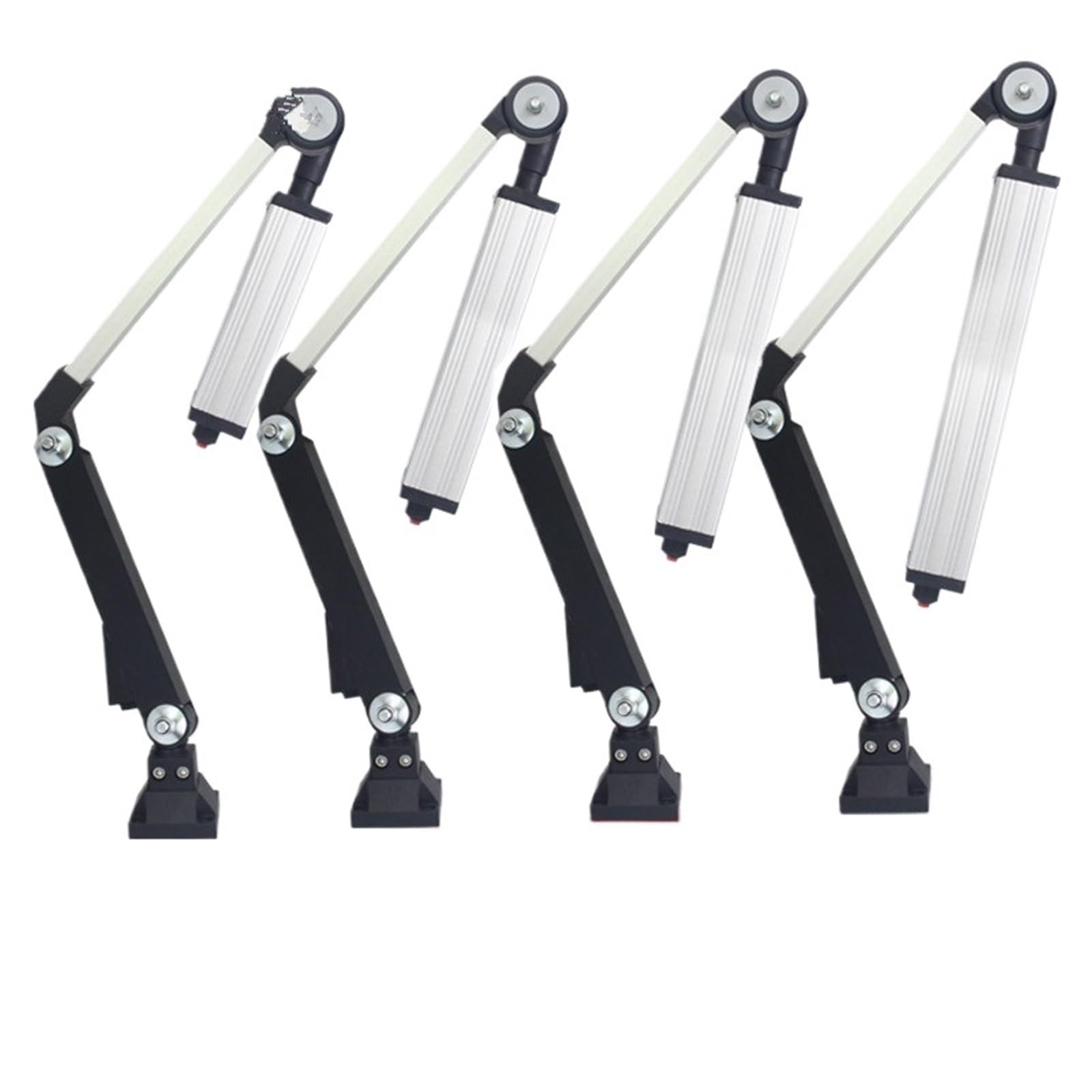 Miniaturowa aluminiowa lampa robocza z długim rękawem, składana, odporna na uderzenia, olejoodporna, wodoszczelna, (110-220 V, 24 W)