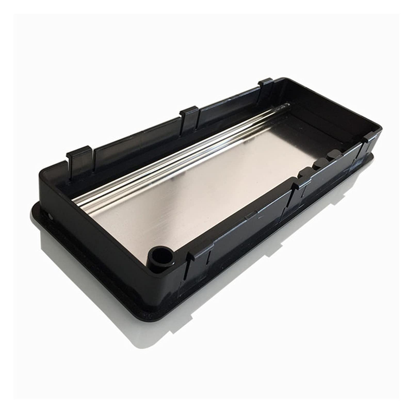 osłona otworu w biurku, Przepust kablowy ze stopu aluminium, prostokątny(White)