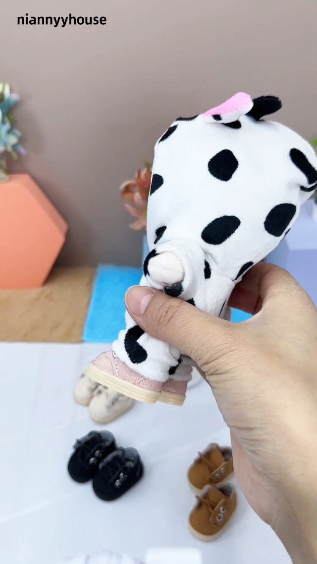 Amazon.co.jp: niannyyhouse 10cmぬいぐるみ 靴*2 綿人形シューズ 靴の