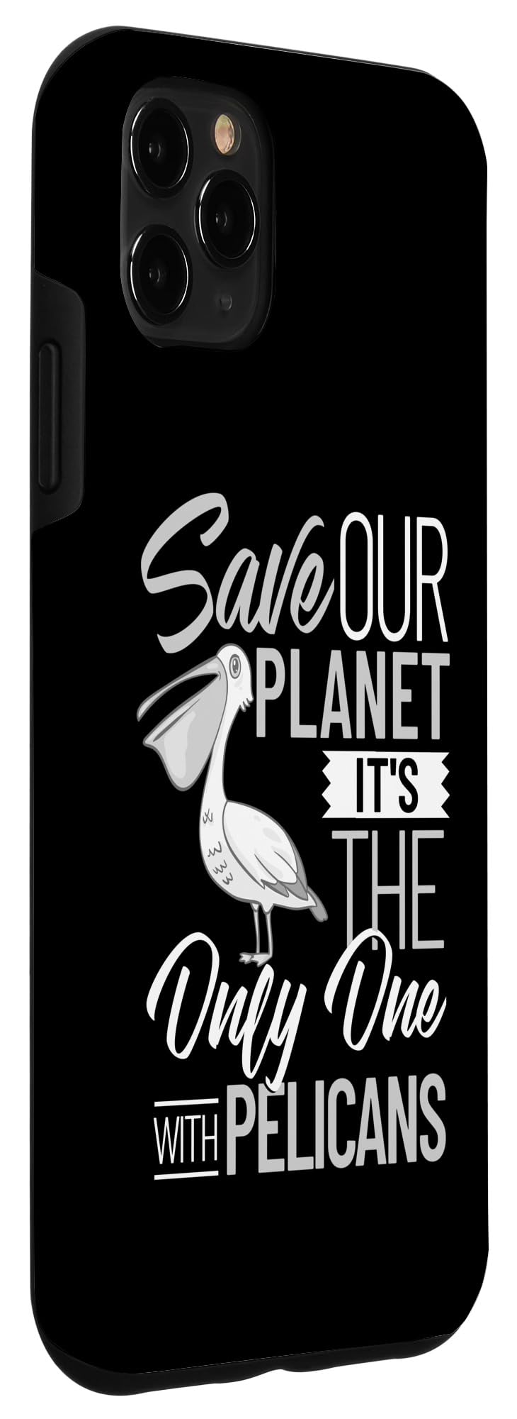 iPhone 11 Pro Max Pelican Birds Funny Animals Cute Seabird Case - Image 3