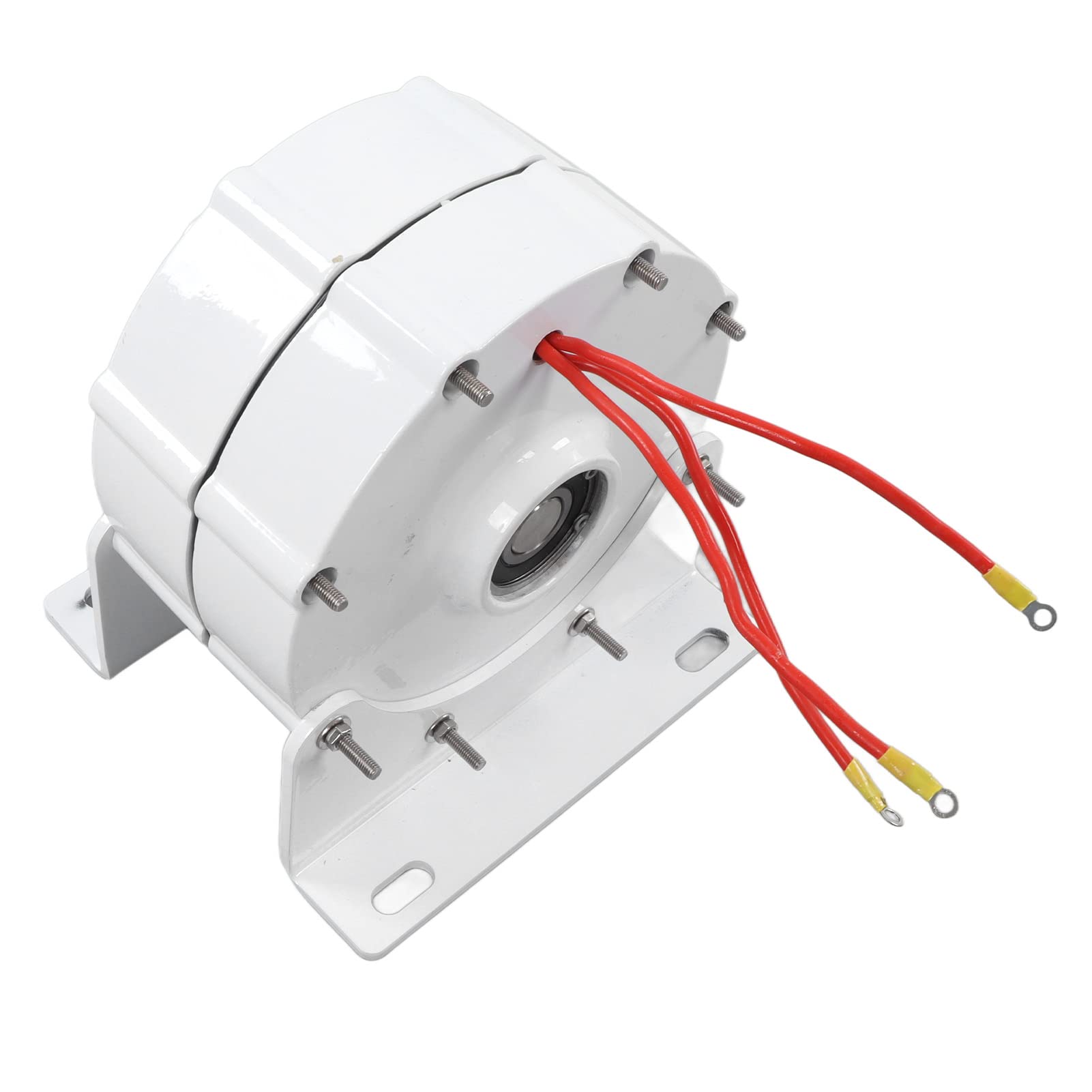 FTVOGUE Generador de Imán Permanente, Generador de CA Trifásico sin Escobillas NdFeB 600W 24V con Rectificador de Base, Accionamiento Directo sin Engranajes para Turbina Eólica de Agua Uso